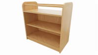 Schrank mit Lauflernstange offen, Einlegeboden – Bild 5