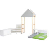 Möbelsatz Quadro 202/202W – 180° – Spiel- und Raumteilerschrank - SET6463WPU b 23