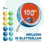 XXL Pop-Up Dartspiel für Kinder - alldoro 60061 XXL Dart 4