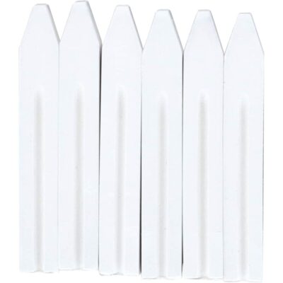 Weiße Tafelkreide, 6 Stück