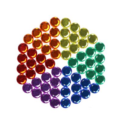 Regenbogen-Schmucksteine