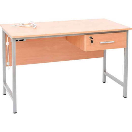 096177DE Lehrerschreibtisch, 1 abschließbare Schublade - 096177DE
