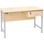 Lehrerschreibtisch, 1 abschließbare Schublade - 096178DE
