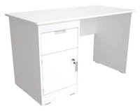 Schreibtisch Quadro mit Schublade und Tür, Schrankteil links – Bild 3