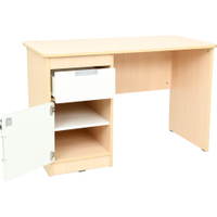Schreibtisch Quadro mit Schublade und Tür, Schrankteil links - 096844 b 18