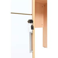 Schreibtisch Quadro mit Schublade und Tür, Schrankteil links – Bild 7