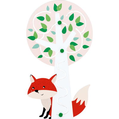 Wandapplikation „Fuchs mit Baum“