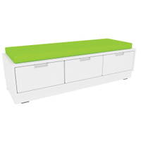 Quadro - Sitzbank mit Schubladen B 116, mit Matte – Bild 44