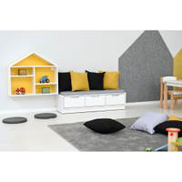 Quadro - Sitzbank mit Schubladen B 116, mit Matte – Bild 7