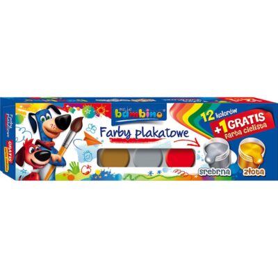 Moje Bambino-Plakatfarben, 12 Farben