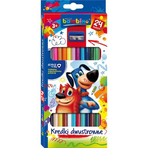 115430 Moje Bambino-Buntstifte Duo, 24 Farben - 115430