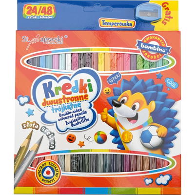 Moje Bambino-Buntstifte Duo, 48 Farben