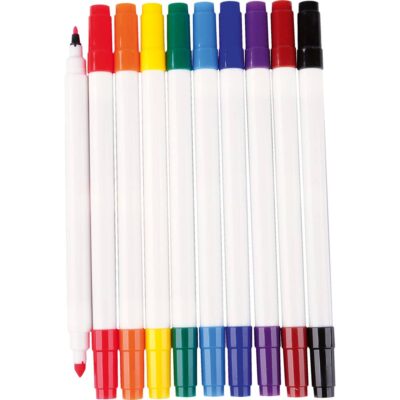 Turbo-Dobble-Faserstifte, 10 Farben