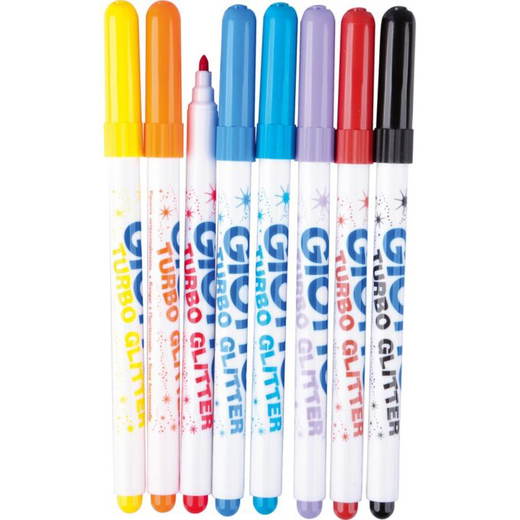 257015 Glitzerstifte, 8 Farben - 257015
