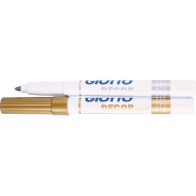 Faserstifte metallic, 3 Farben