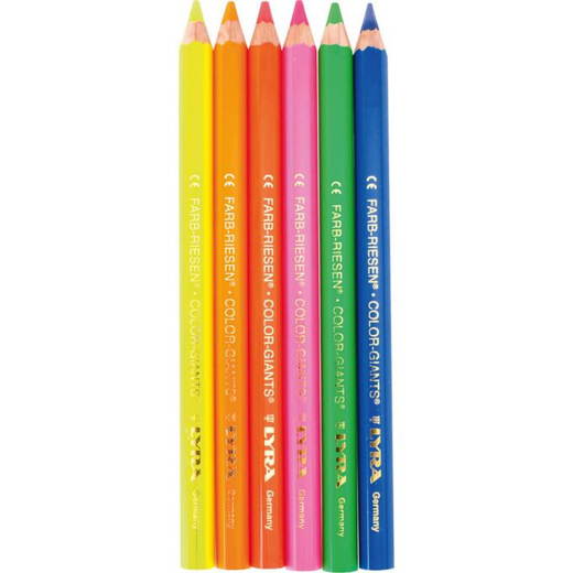 257048 LYRA Dickfarbstifte, Neon-Farben - 257048