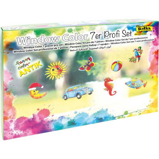 300146 Window Color mit Malvorlagen – 4 Jahreszeiten - 300146