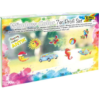 Window Color mit Malvorlagen – 4 Jahreszeiten