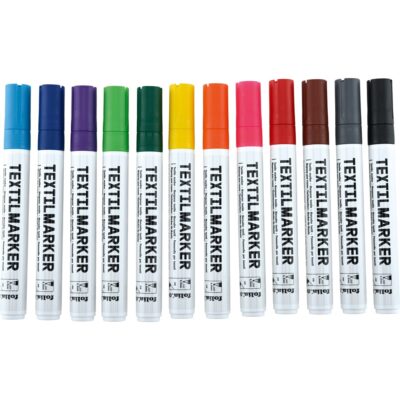 Textil-Marker, 12 Stück
