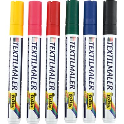Textil-Marker, 6 Stück