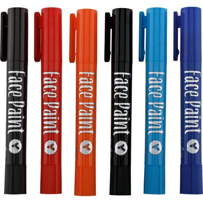 Gesichtsmalstifte, 6 Farben – wild