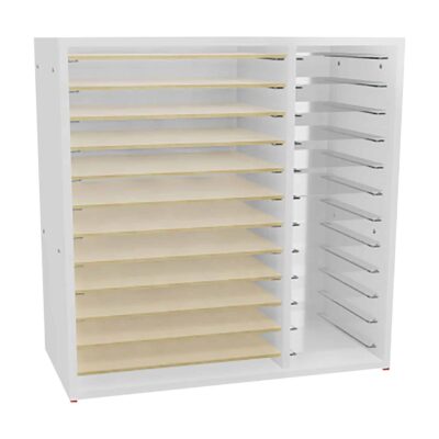 Container groß, mit 24 Projektbrettern, Breite 80 cm