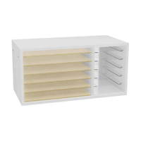 Container flach, 2 Spalten mit Projektbrettern, Breite 80 cm