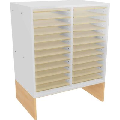 Container extratief, mit 24 Projektbrettern, Breite 80 cm