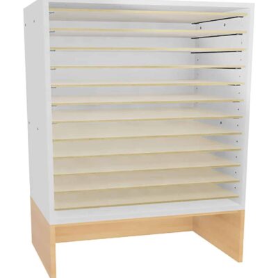 Container extratief, mit 12 Projektbrettern, Breite 80 cm