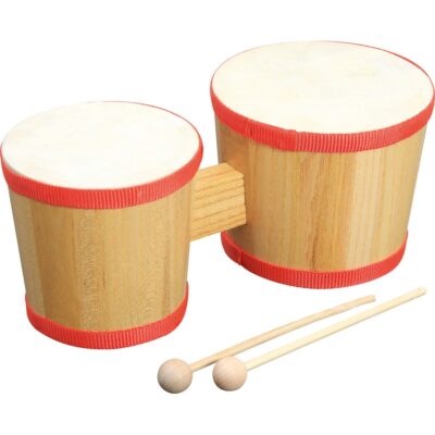 Doppel-Holztrommel Bongo