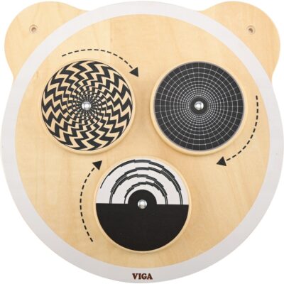 Wandapplikation Motorikspiel, Wirbelräder