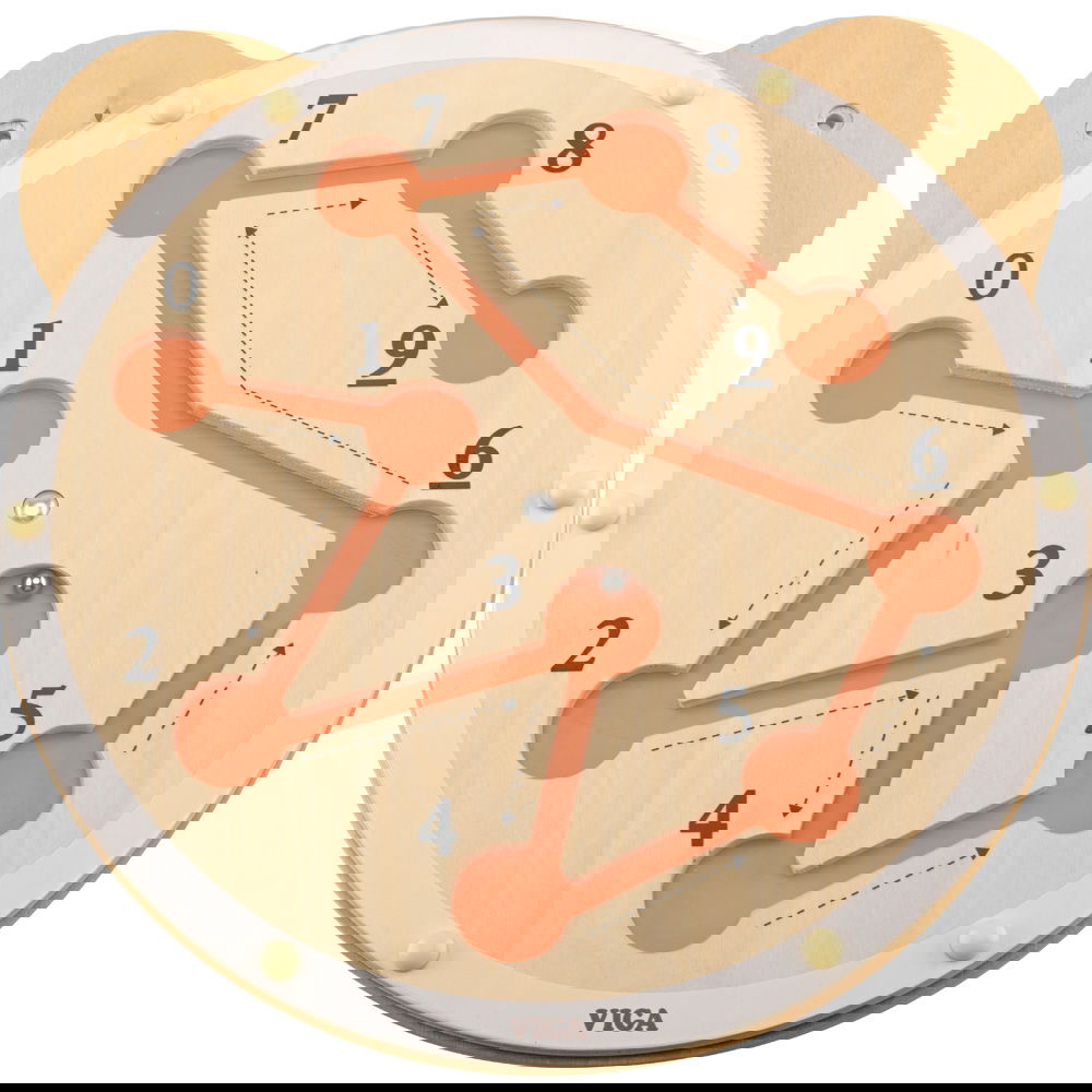 Wandapplikation Motorikspiel, Kugel-Labyrinth