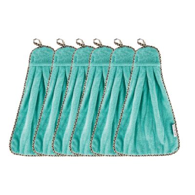 Handtücher, gerafft, 6 Stück