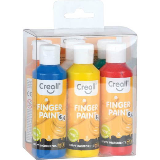 Fingerfarben Öko, 6 x 80 ml - 605095