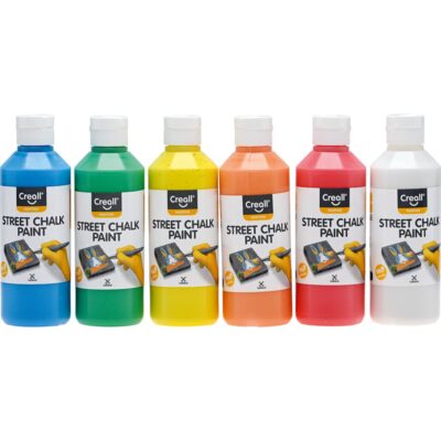 Kreidefarben, 250 ml, 6er-Set