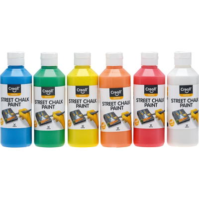 Kreidefarben, 250 ml, 6er-Set