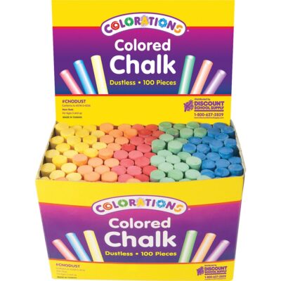 Malkreide, 100 Stück, bunt