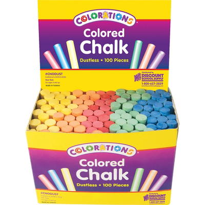 Malkreide, 100 Stück, bunt
