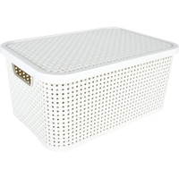 Behälter mit Deckel, in Rattan-Optik, 7 l – Bild 2