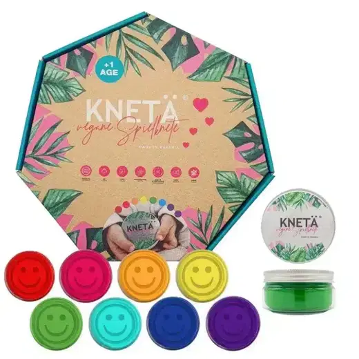 8er-dosen-set KNETÄ® Dosen-Set vegane Spielknete - 8er dosen set