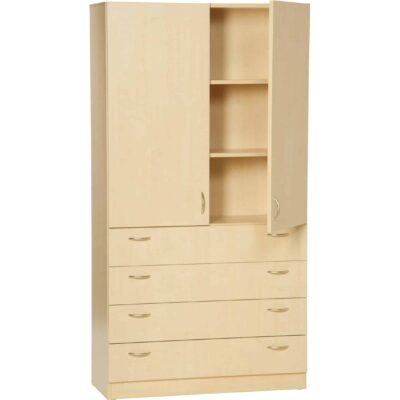 Aktenschrank mit Türen und Schubkästen