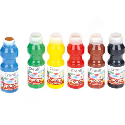 Farben mit Schwamm Farben mit Schwamm