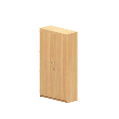 Hochschrank NEONOVA mit Doppeltür, Mittelwand, je 4 Einlegeböden