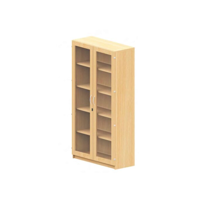 Hochschrank NEONOVA mit Doppeltür und Glasfront, ohne Mittelwand, 4 Einlegeböden Hochschrank NEONOVA mit Doppeltür und Glasfront, ohne Mittelwand, 4 Einlegeböden