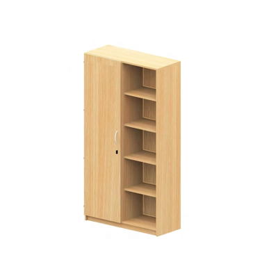 Hochschrank NEONOVA mit Tür und offenen Regal, je 4 Einlegeböden