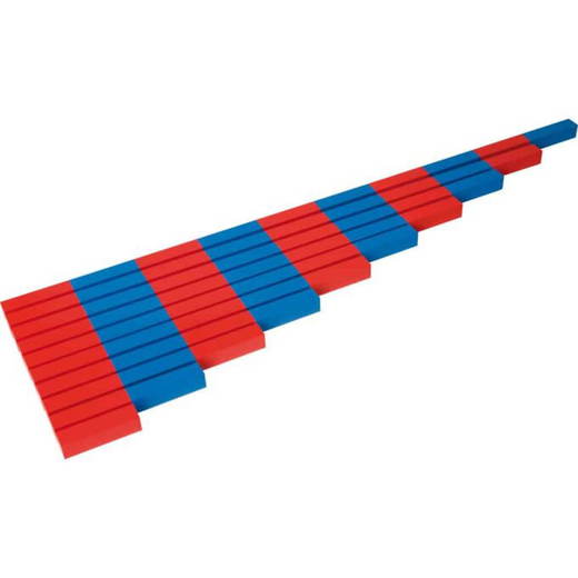 MONT457512 Montessori Lange Numerische Stangen - MONT457512