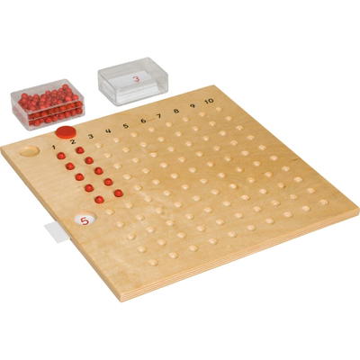 Montessori Kleines Multiplikationsbrett