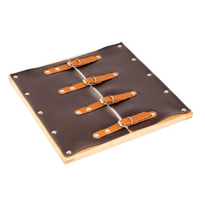 Montessori-Rahmen – Schnallen braun