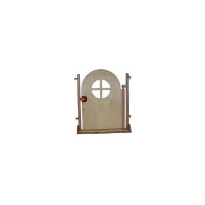 Raumteiler Mini Bogentür mit Fenster