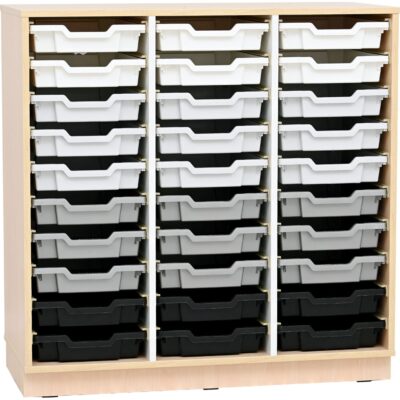 Regal M+, 30 Behälter, Breite: 104 cm (Quadro 189)